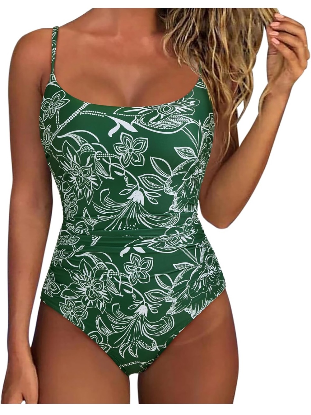 SUUKSESS One Piece Tummy Control Swimsuit Crisscross Backless L. 2621/bb15-3